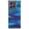 Ocean Blue Brush Stroke by Etta Vee Moto G Stylus 5G (2025) Clear Case